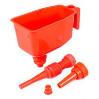 Daugiafunkcis plastikinis piltuvėlis 5-in-1, 16,5 cm