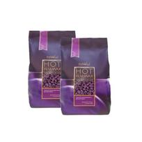 Depiliacinis vaškas Italwax Hot Film Plum, 500g x2