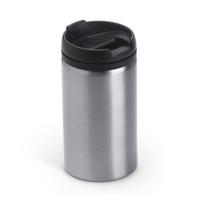 Nerūdijančio plieno puodelis su PP dangteliu, 290 ml, LON4029