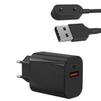 12W tinklo kroviklis + kabelis, suderinamas su Honor Band 9/Band 7/Band 6/Huawei Band 9/Band 8/Band 7/Watch Fit Phonillico®