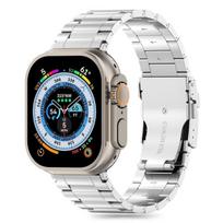TECH-PROTECT STAINLESS PRO APPLE WATCH 4 | 5 | 6 | 7 | 8 | 9 | SE | ULTRA 1 | 2 (42 | 44 | 45 | 49 MM) SIDABRINIS