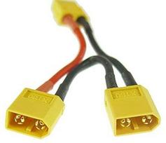XT60 serijos 2 "Lipo" vyriškas moteriškas radijo bangomis valdomas adapterio kabelis