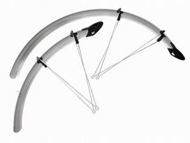 Orion Dviračio Purvasaugai 28" 41mm Sidabriniai Su Atšvaitais 2 Vnt.
