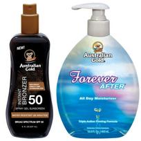 Australijos aukso purškiamas gelis su bronziniu SPF50 + Forever After 400ml