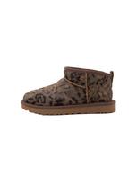 UGG Auliniai batai 'Classic Ultra Mini' ruda / brokato spalva / tamsiai ruda