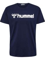 Hummel Marškinėliai 'G0 2.0' tamsiai mėlyna jūros spalva / balkšva