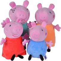 Simba 109261006 Peppa Pig 4 dalių šeimos rinkinys automobilyje.