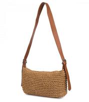 Boho rafijos rankinė su reguliuojamu storesniu dirželiu 20870-uniw, unisize