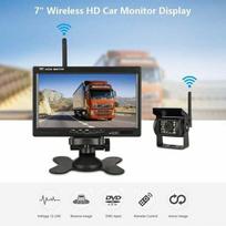 Automobilių parkavimo sistemos, 7 colių LCD monitoriaus belaidė atsarginė kamera, atspari vandeniui sunkvežimiams / RV