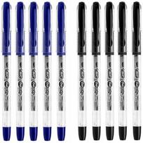 Bic Gel-ocity Stic geliniai rašikliai, 10 vnt. (5 mėlyni, 5 juodi)