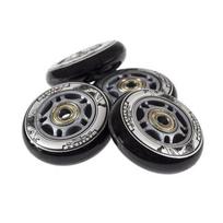 Ratukai riedučiams Nils 64x24mm, 82A, juodi