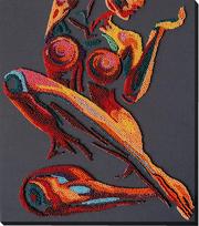 Siuvinėjimo karoliukais rinkinys Abris Art "Moteriškumo esmė" 25 x 29 cm AAB-959