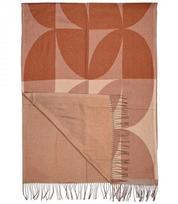 Šiltas šalikas geometrinis raštas blizgus siūlas minkštas 180x70 cm 19618-uniw, unisize