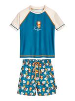 PLAYSHOES UV apsauga gelsvai pilka spalva / benzino spalva / oranžinė / balta