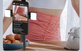 Telefono laikiklis FANGTUOSI 1750mm Belaidis Selfie Laikiklis Stovas su LED Šviesa išmaniesiems telefonams - Stilius 05