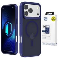Dėklas Apple iPhone 17 Pro / iPhone 18 Pro - 3mk Hardy Hazy MagCase Blue, Violetinė