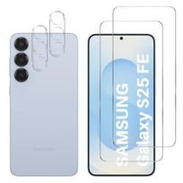 Grūdintas Stiklas Samsung Galaxy S25 FE ir Kameros Apsauga [2 vnt.] Stiklo Apsaugos Plėvelė Phonillico®