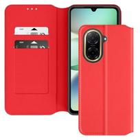 „Dėklas Xiaomi Redmi A5 - Raudonas - Magnetinė uždanga - Vaizdo palaikymas - Kortelių skyreliai“