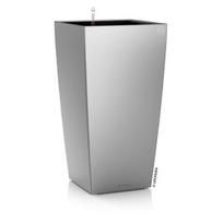Lechuza vazonai Cubico Premium 30 cm, Sidabrinė metalinė