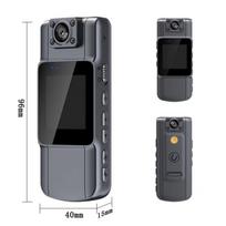 Veiksmo ir laisvalaikio kamera 1 vnt 1080P mini nešiojama vaizdo kamera – stilinga juoda, HD naktinis matymas, 4–5 valandų įrašymas, prisegamas dizainas, 1000 mAh USB įkraunama baterija, lengva ir kompaktiška, skirta sportui lauke, kelionėms ir nuotykiams