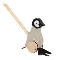 Pingvinas stumti - Small foot company - LEGLER - FSC medžio - 18 mėnesių - Pilkas