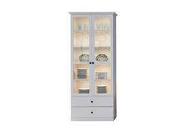 Vitrinos spintelė Trendteam Baxter, 81x41x19 cm, balta