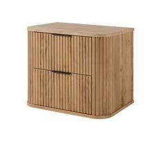 Vonios baldai, 3XE LIVING, spintelė po praustuvu, ąžuolo Craft Oak spalva, juoda rankena, 41,5 x 60 x 51,7 cm, 1 vnt.