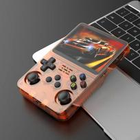 Žaidimų konsolė R36S vaizdo žaidimų konsolė Linux 3,5 colio IPS ekranas nešiojama - Raudona 64G