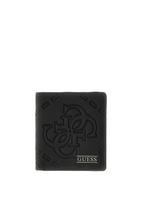 GUESS Piniginė 'Boston' juoda