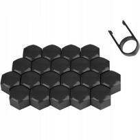 Ratų varžtų dangtelių rinkinys ME Premium, 20 vnt., 20 ME Premium 19 Mm Smeigių Dangtelių Ir Veržliarakčio Dangteliui Nuimti Rinkinys, Juodos Spalvos