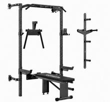 Daugiafunkcinis treniruoklis OptiGym Wall Mounted Half Rack