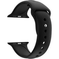 Išmanusis laikrodis Apyrankė suderinama su Apple Watch 38mm 40mm 41mm Serija 8 7 6 5 4 3 2 1 SE - Dydis S - Minkštas Juodas Silikoninis pakeitimo apyrankė Ph