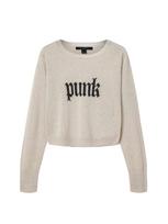 AllSaints Megztinis 'DEETZ' juoda / vilnos balta