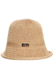 Pinta šiaudinė kepurė BUCKET HAT su dekoratyvine lėkšte