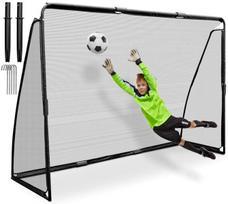 Stiprūs futbolo vartai 300x200 cm - Juodi