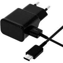[Suderinys Samsung Galaxy S10 S10+ S10E] USB-C Laidas 1 Metras + Juodos spalvos Įkroviklis [Phonillico®]