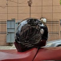 (xxL10) Retro motociklo šalmas ABS Light cruiser pilnai dengiantis šalmas vyrams ir moterims