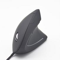 Ergonomiška pelė su USB laidu, 6400 DPI 6 mygtukų vertikali pelė, optinė kompiuterio pelė su LED apšvietimu, vertikali, ergonomiška optinė kompiuterio pelė, skirta Windows ir Mac OS