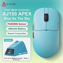 Ajazz Attack Shark belaidis žaidimų pelė – RGB, magnetinis krovimas, 30K DPI - AJ159APEX-Baltas