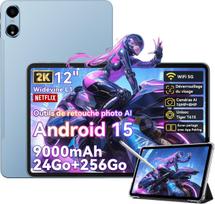Planšetinis kompiuteris Oscal Pad 100 12" Android 15 2.4G+5G Wifi RAM 24GB ROM 256GB/SD 2TB 9000mAh 16MP+8MP - Mėlyna