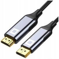 CO2 DISPLAYPORT HDMI 2.1 KABELIS DP - HDMI FHD 240HZ 8K 60HZ HDR 2M