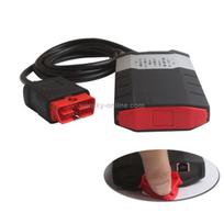 Skeneris Autocom CDP Professional Car Bluetooth diagnostikos kabeliai Aliuminio lydinio OBD2 diagnostikos įrankis Delphi DS150E (raudonas), Black Red-DS150E with BT