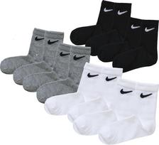 NIKE Sportinės kojinės pilka / juoda / balta