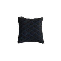 Automobilio pagalvė EVAtech 30x30 cm - juoda / mėlynos siūlės