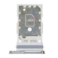 SIM kortelės stalčius - SAMSUNG - Galaxy S22/S22 Plus - Dviejų Nano SIM - Originalus - Baltas