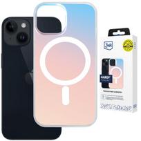 Magnetinė dėklas iPhone 14 / 13 Holografinis efektas 3mk Daugiaspalvis
