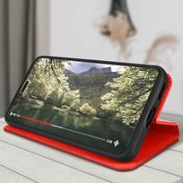 Dėklas, skirtas Xiaomi 13 Lite - AVIZAR - Magnetinis atvartas - Raudonas