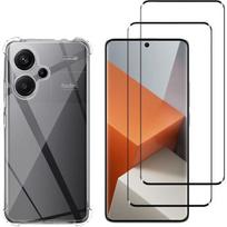 Antishock dėklas Xiaomi Redmi Note 13 PRO PLUS 5G / Redmi Note 13 PRO+ 5G ir 2 stikliniai ekranų apsaugos filmai Phonillico®