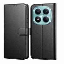 Xiaomi Poco M8 PRO 5G dėklas - Juodas piniginės tipo su magnetiniu užsegimu ir kortelių laikikliu Phonillico®
