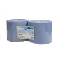Celtex pramoninis popierius „Blue Wiper XL 360m“, 38x36 cm, 2 sluoksniai, 1000 lapų (2/48)